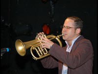 Neil on trumpet, performing with Mingas
November 2007 (Photo: by Naita Ussene)