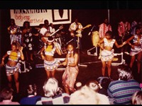 With Orchestra Marrabenta in Norway, March 1988