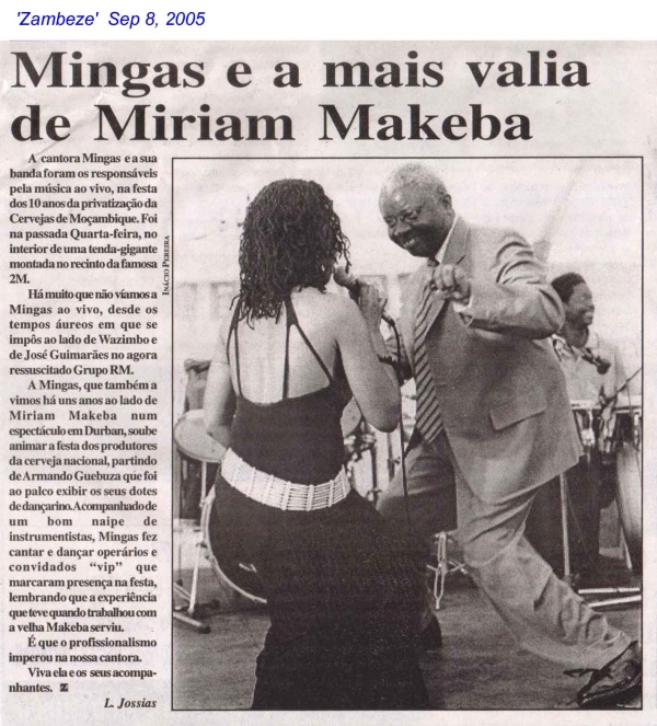 'Zambeze' (News Weekly, Moçambique) September 8, 2005