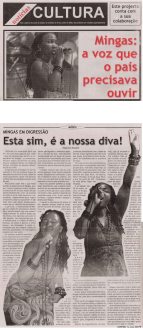 June 24, 2009: 'Noticias-Cultura', Front page and Page 3