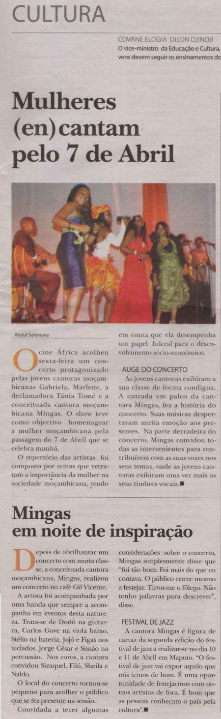 'O Pais' April 6, 2009