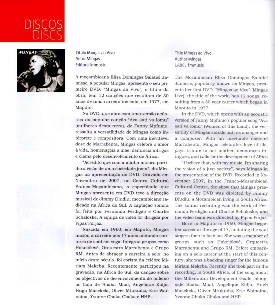'Indico', LAM in-flight magazine, July-August 2010