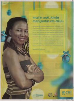 Mcel ad in O Pais, Dec 30, 2010