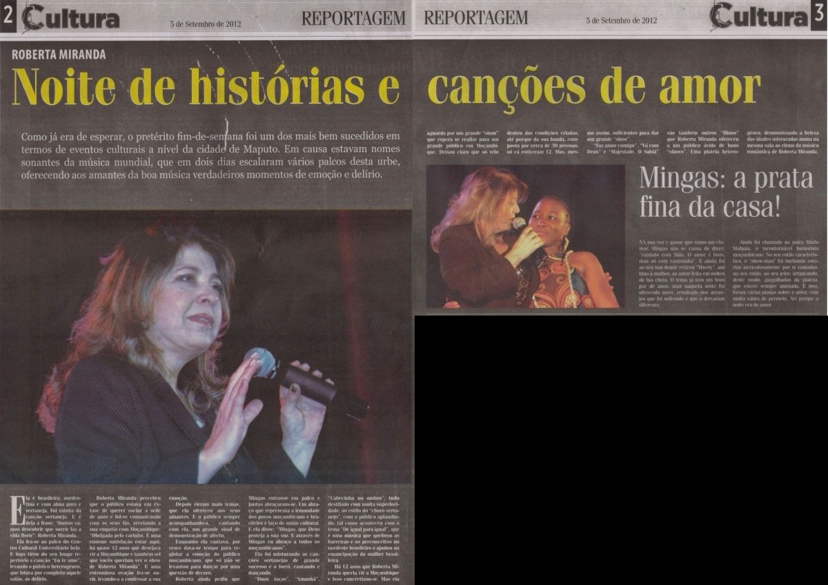 Noticias-Cultura, Sep 5, 2012; Pages 2-3