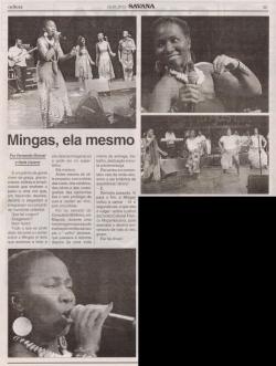 Concert review in 'Savana', March 18, 2011