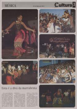 Concert review in 'Noticias - Cultura', March 16, 2011 (page 3)