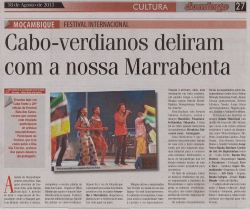Domingo-Cultura, August 18, 2013: At 'Baia das Gatas' in Cabo Verde, August 16, 2013