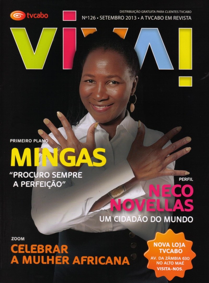 'Viva', September 2013, Cover page (no.1 of 5 pages), Cover article: interview with Mingas