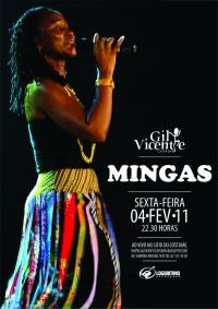 Poster: Mingas at Bar Gil Vicente, Maputo on Feb 4, 2011